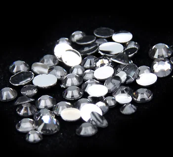 

Transparent gray Color 2mm,3mm,4mm,5mm,6mm Facets FlatBack Resin Rhinestone Nail Art Garment Decoration Stones/Beads