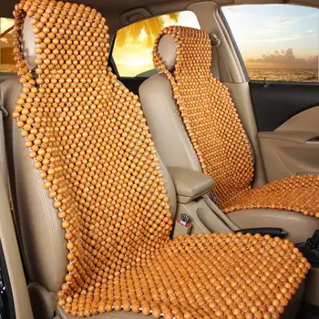 

Car Seat Cover Massage Seat Cover Wooden Beads Seat Cover Massage Cape for Chair Cushion Pad Mat Backrest for Auto Interior