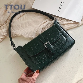 

Casual Design Women Messenger Bag Crocodile Pattern Pu Leather Crossbody Bag Female Handbags High Quality Lady Shoulder Bag