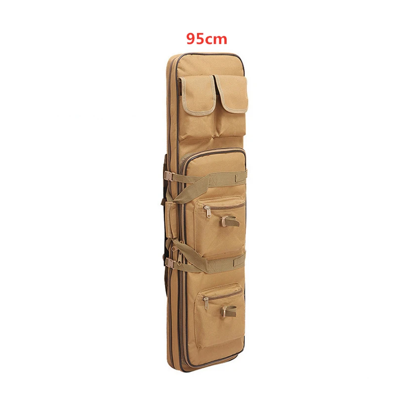 95cm ta Tactical Hunting Rifle Cace 85cm 100cm 120cm Military Outdoor Double Nylon Bag Carbine Gun Cace Backpack Shooting Air Rifle Bags - Цвет: 95cm ta