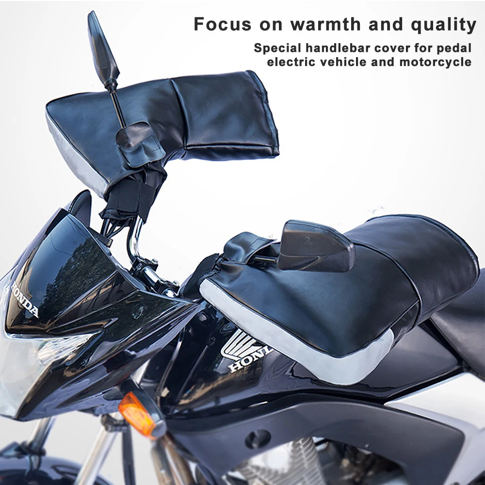 NS Modify мотоциклетные перчатки на руль, зимние утепленные мотоциклетные/скутеры перчатки на руль, водонепроницаемые ветрозащитные перчатки