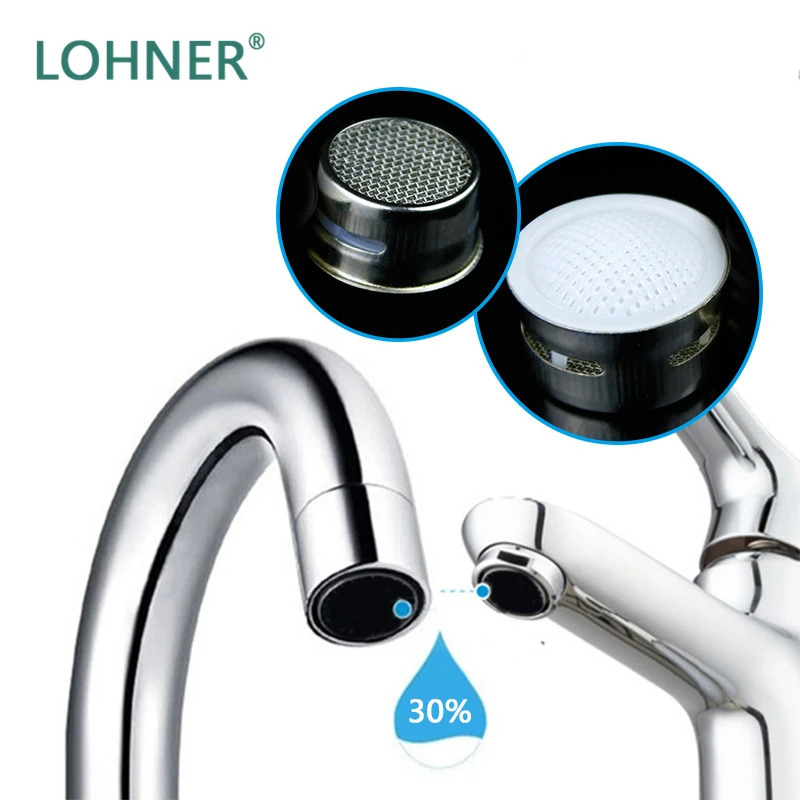 

Lohner Faucet Aerators Nozzle Water Saver Saving Device Filter Embout Robinet Difusor Agua Economiseur Diffuser Griferia Bubbler