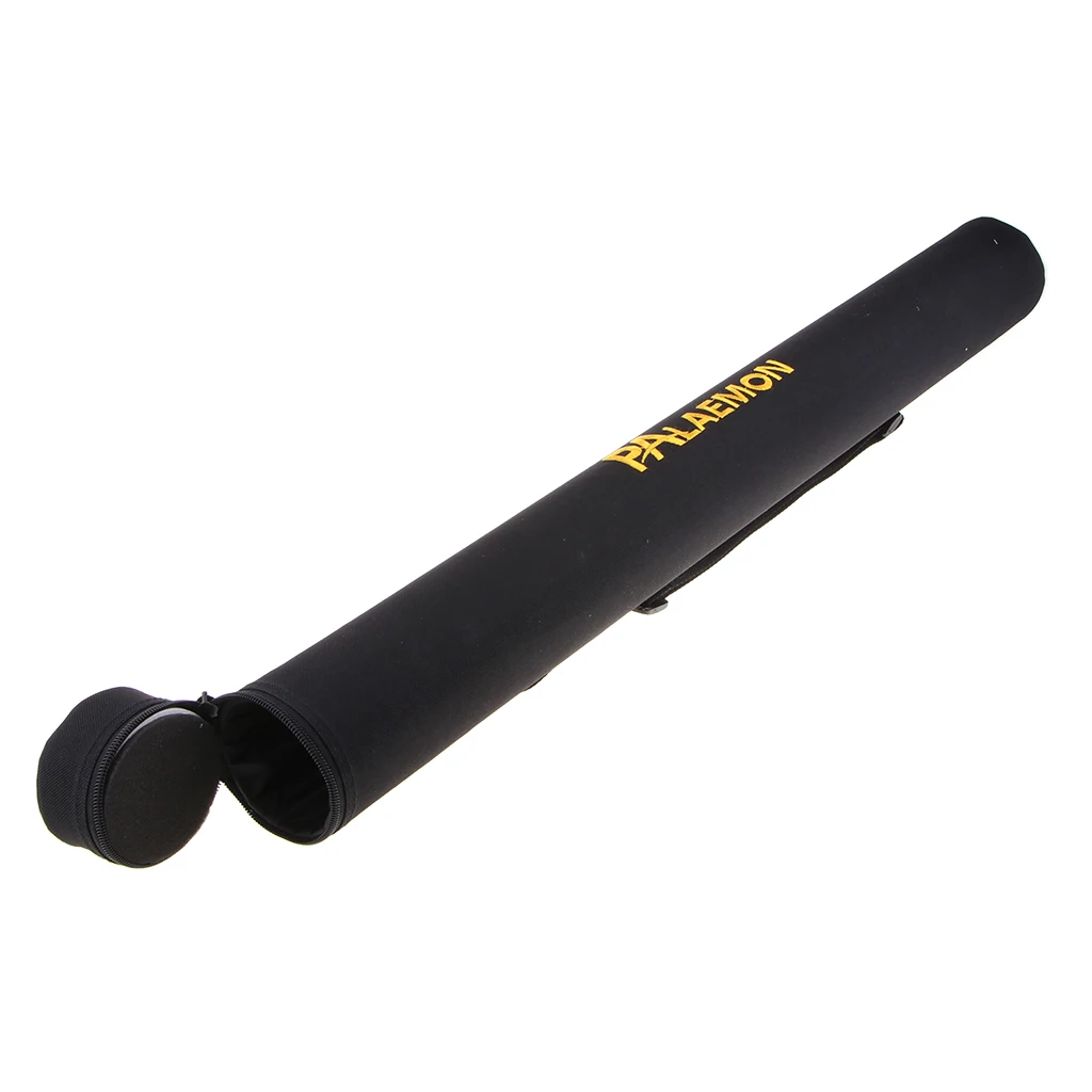 Fly Fishing Rod Tube Case Fly Rod Hard Case Canvas Rod Bag with PVC Hard Tube inside 74cm