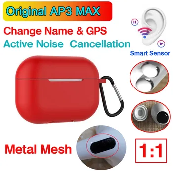 

AP3 MAX Tws 1:1 air 3 wireless earphone pressure sensor active noise reduce bluetooth earbuds PK i200000 i300000 Pro i90000 Max