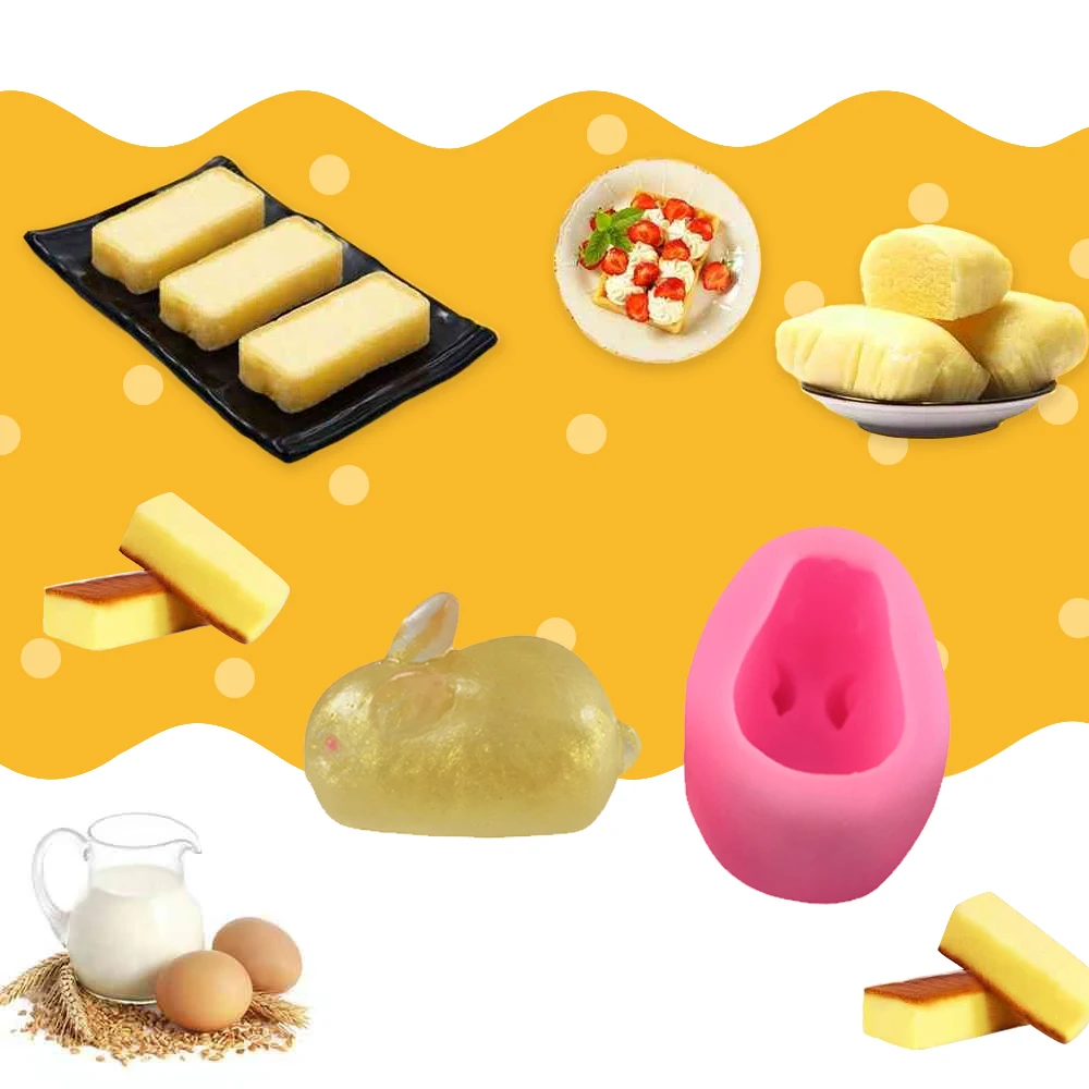 

Small white rabbit sugar molds, silicone lace mold, DIY fondant cake mold chocolate candy mold kitchen baking utensils cake too