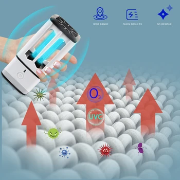 

UV Germicidal Lamp Tube Ultraviolet Sterilizer Disinfection 3.7V 3.8W Rechargeable Home Office-Bulb Sterilizer-Bacterial Kill