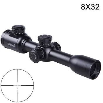 

8x32/8x44SF Tactical Riflescope Fixed 8 Power Scope Side Parallax Mil Dot Glass Etched Reticle Airsoft Optical Sight Air Rifle