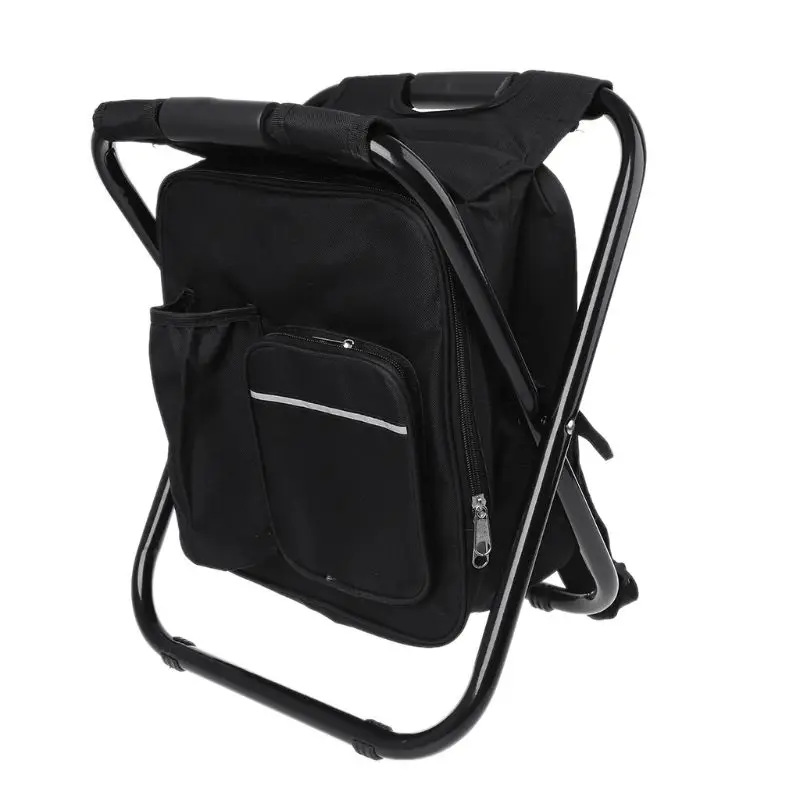 Рюкзак кулер стул-компактный портативный складной стул-идеально подходит для мероприятий на открытом воздухе, пикника, путешествия, Пешие прогулки, кемпинг, впря