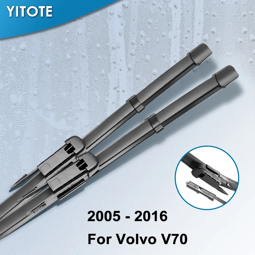 Щетки стеклоочистителя YITOTE для Volvo V70 подходят захвата кнопок модели с 2005 по 2016