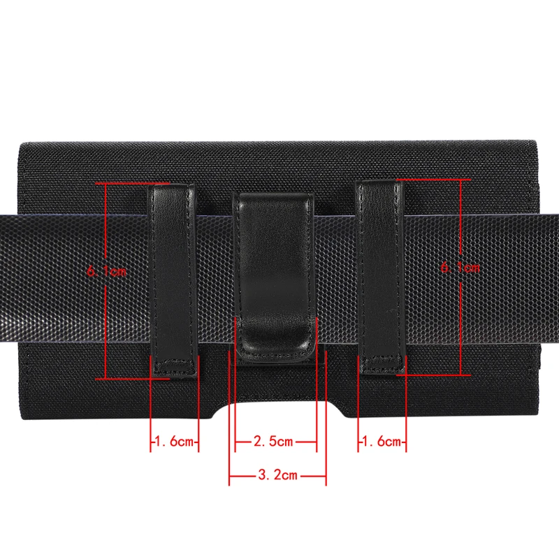 Casual Phone Pouch with Belt Clip Holster – Oxford Cloth Flip Cover