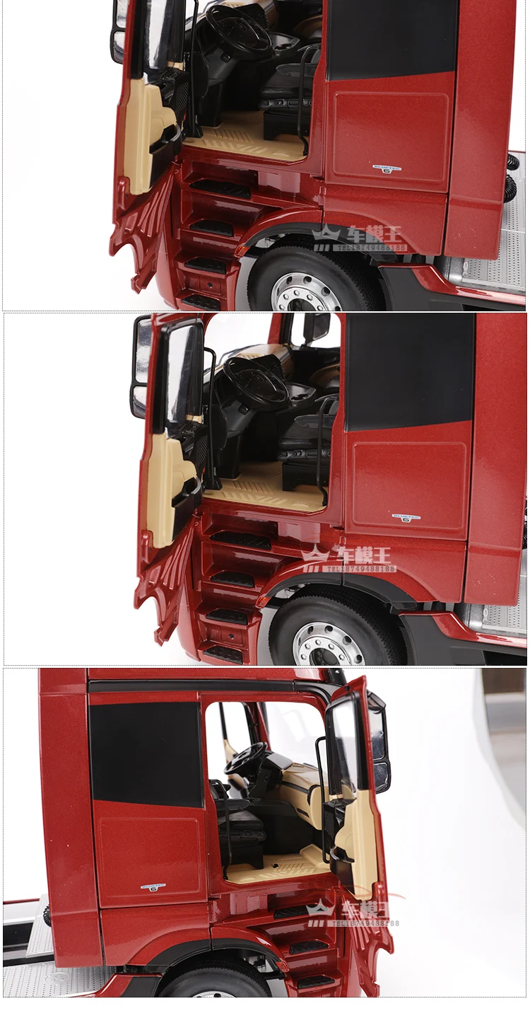 NZG FH25 1:18 тяжелая техника грузовик прицеп литье под давлением сплав инженерный грузовик прицеп Модель Коллекция подарок дисплей