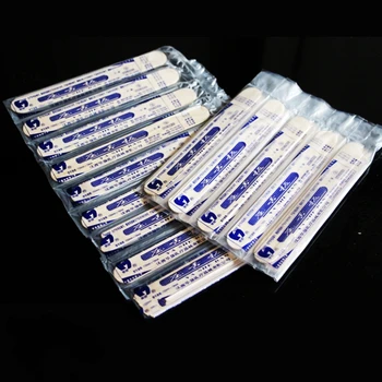 

100PCS Disposable Medical Wooden Tongue Depressors Hair Removal Tattoo Waxing Spatula Stick Tongue For Beauty Tools YC150