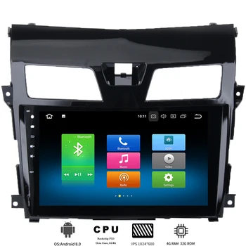 

Car 1 din 10.2" IPS Android 9.0 multimedia for Nissan Altima Teana 2013 2014 2015 Radio stereo built-in GPS with 8-Core 4Gb+32Gb