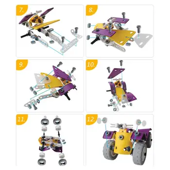 

4 in 1 Racing Car Model Robotics Set Kids Building Kit Construction Learning Toy 2020 Hot Sale