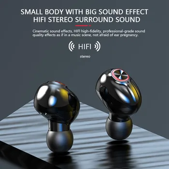 

Bluetooth 5.0 Headset Tws Wireless Earphones Mini Earbuds Stereo Ipx7 Bluetooth Bluetooth Earbuds for Iphone huawei xiaomi