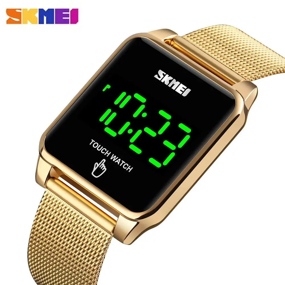 

SKMEI Creative Men's watch LED Touch Screen Men Electronic Watches Luxury Male Digital Clock Waterproof Relogio Masculino 1532