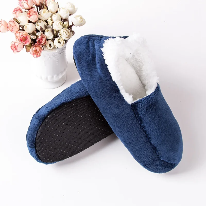 Jiyaru/ г.; теплые тапочки; женская обувь для пола; Мягкие Шлепанцы для зимы; мужские удобные тапочки однотонного цвета; домашняя обувь