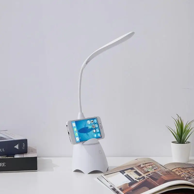 20LED сенсорный аудио Настольная лампа с регулируемой яркостью прикроватный ночной Светильник для спальни