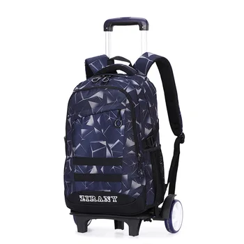 

Waterproof Trolley Children School Bags boys School backpacks Girls Wheels Travel Bags Luggage Backpacks Kids Rolling Schoolbags