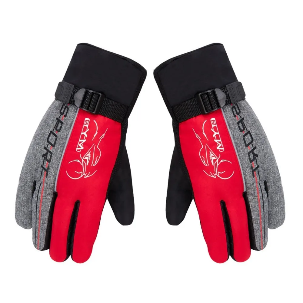 Men winter ski gloves waterproof non-slip outdoor sports warm warm velvet ski snow gloves guantes de nieve para mujer 30S19 (10)