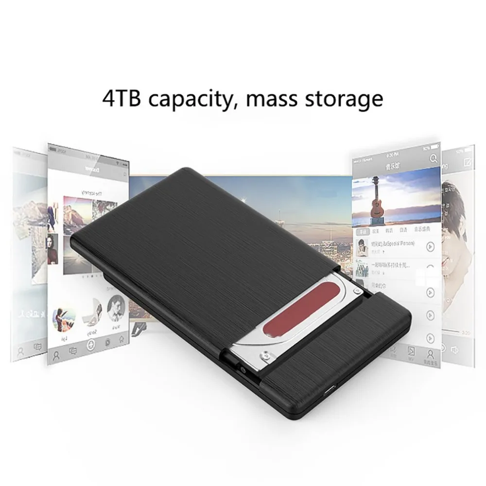 ORICO HDD 2,5 дюйма SATA к USB3.1 type C SSD адаптер для 7 мм USB C HDD внешний корпус для жесткого диска