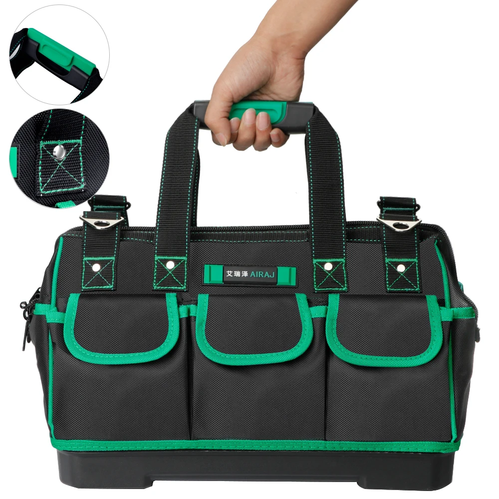 Airaj 2019 Maleta de Ferramentas, Simples/classic/upgrade/flagship Grossa à Prova d’ Água de Grande Capacidade de Multi-função Bolsas Eletricista