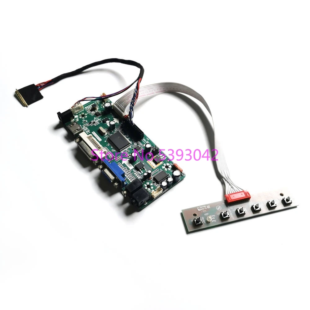 Подходит для ЖК-панели LP156WH3 (TL)(A1)/(TL)(A2)/(TL)(A3) LVDS 1366*768 40-Pin VGA DVI WLED M. Комплект платы