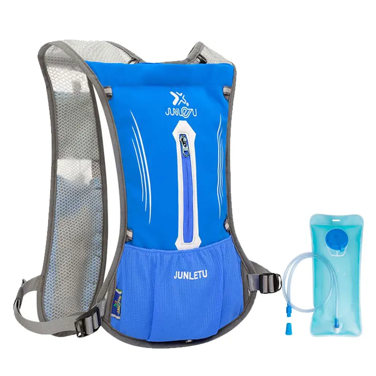 Уличный резервуар для воды Кемпинг Туризм езда велотрекинг рюкзак водонепроницаемый альпинизм Бег Спорт пакет для воды мягкая колба - Цвет: Blue2