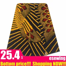 Настоящий воск гарантировано натуральный воск высокого качества pagne горячий воск 6 ярдов африканская Анкара швейная ткань