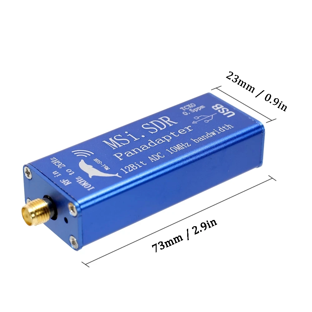 MSI. SDR 10 кГц до 2 ГГц Panadapter панорамный спектр набор модуля VHF UHF LF HF совместимый SDRPlay RSP1 TCXO 0.5ppm