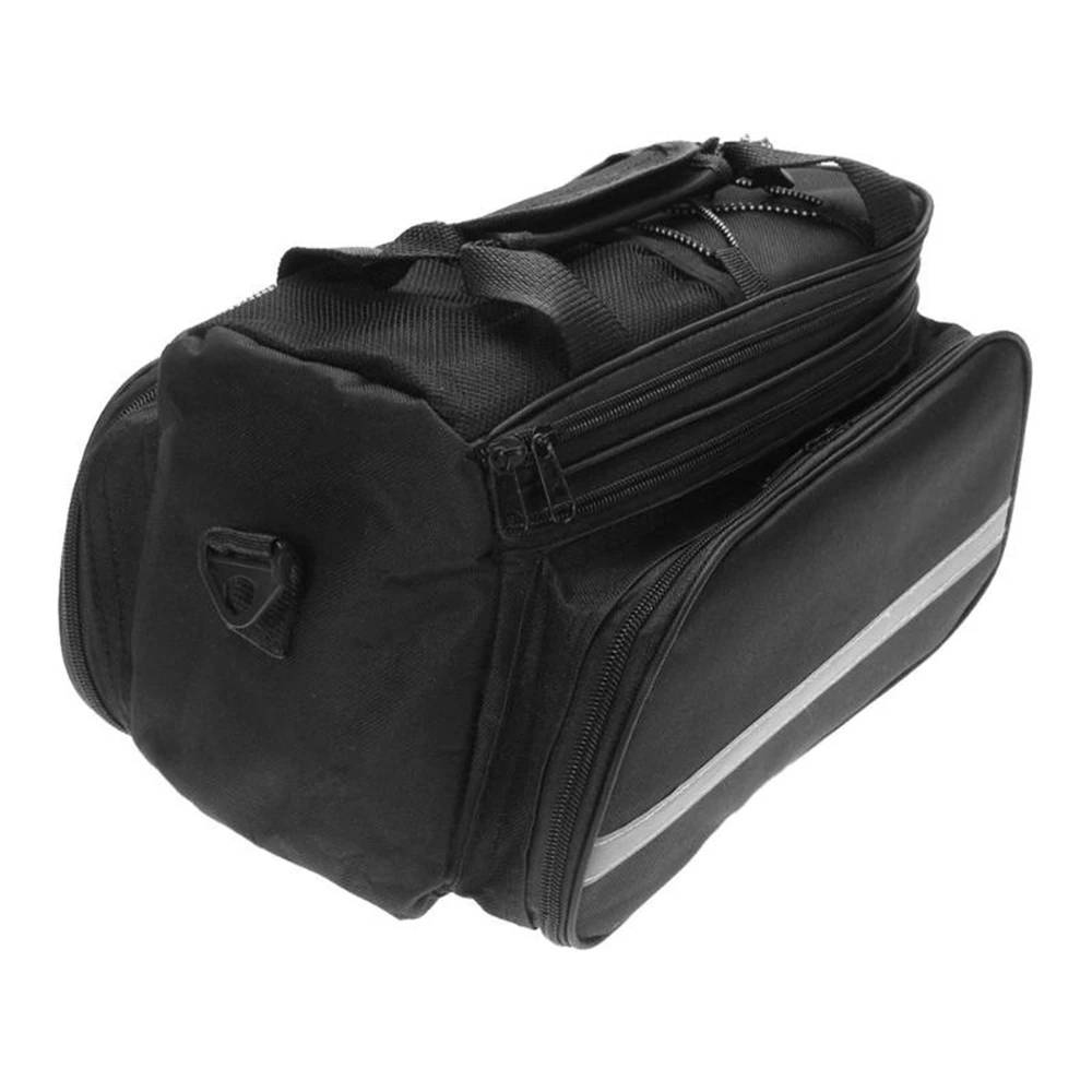 Bike Bag Bicycle Rear Seat Bag Large Capacity Bike Carrier Rack Seat Trunk Bag with Rain Cover Rain-proof Bicicleta accessories Bike Bag Bicycle Rear Seat Bag Large Capacity Bike Carrier Rack Seat Trunk Bag with Rain Cover Rain-proof Bicicleta accessories