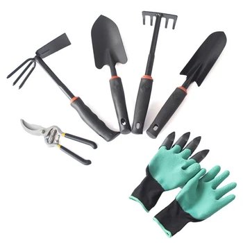 

High quality New Home Gardening Tool Set Balcony Home-grown Mini Digging Suits Six-piece Shovel Rake Garden Tools Combination