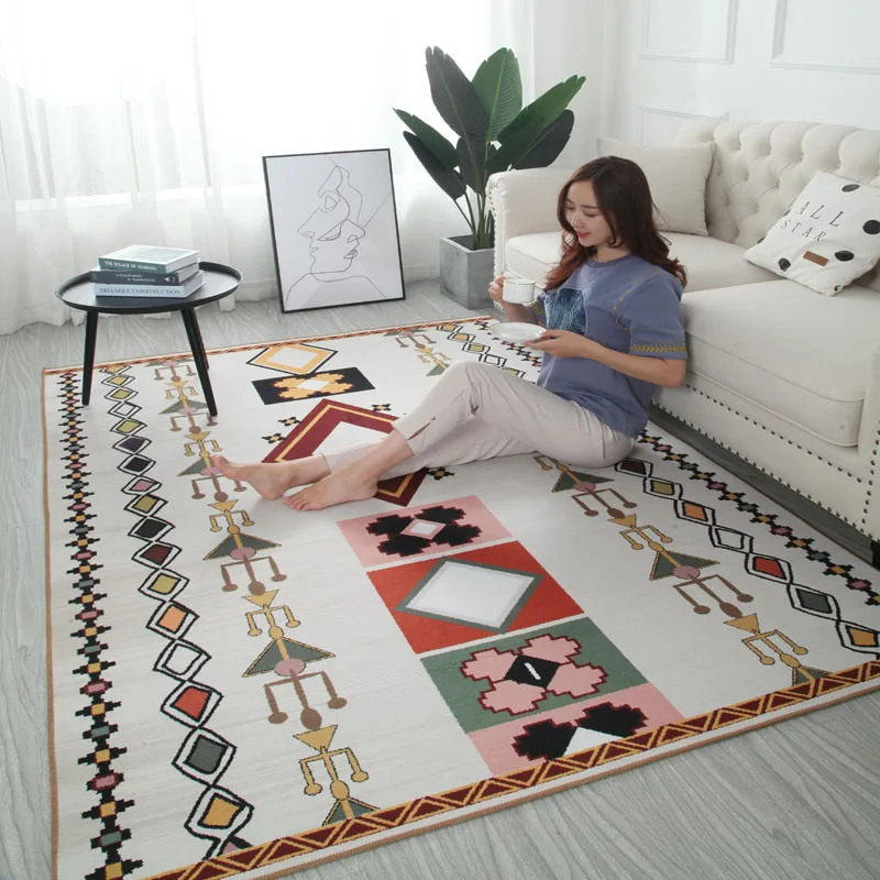 Ветер Североевропейский ковер гостиная чайный столик одеяло современный простой спальня комната покрыта прекрасный большой площади прикроватные