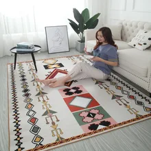 Ветер Североевропейский ковер гостиная чайный столик одеяло современный простой спальня комната покрыта прекрасный большой площади прикроватные