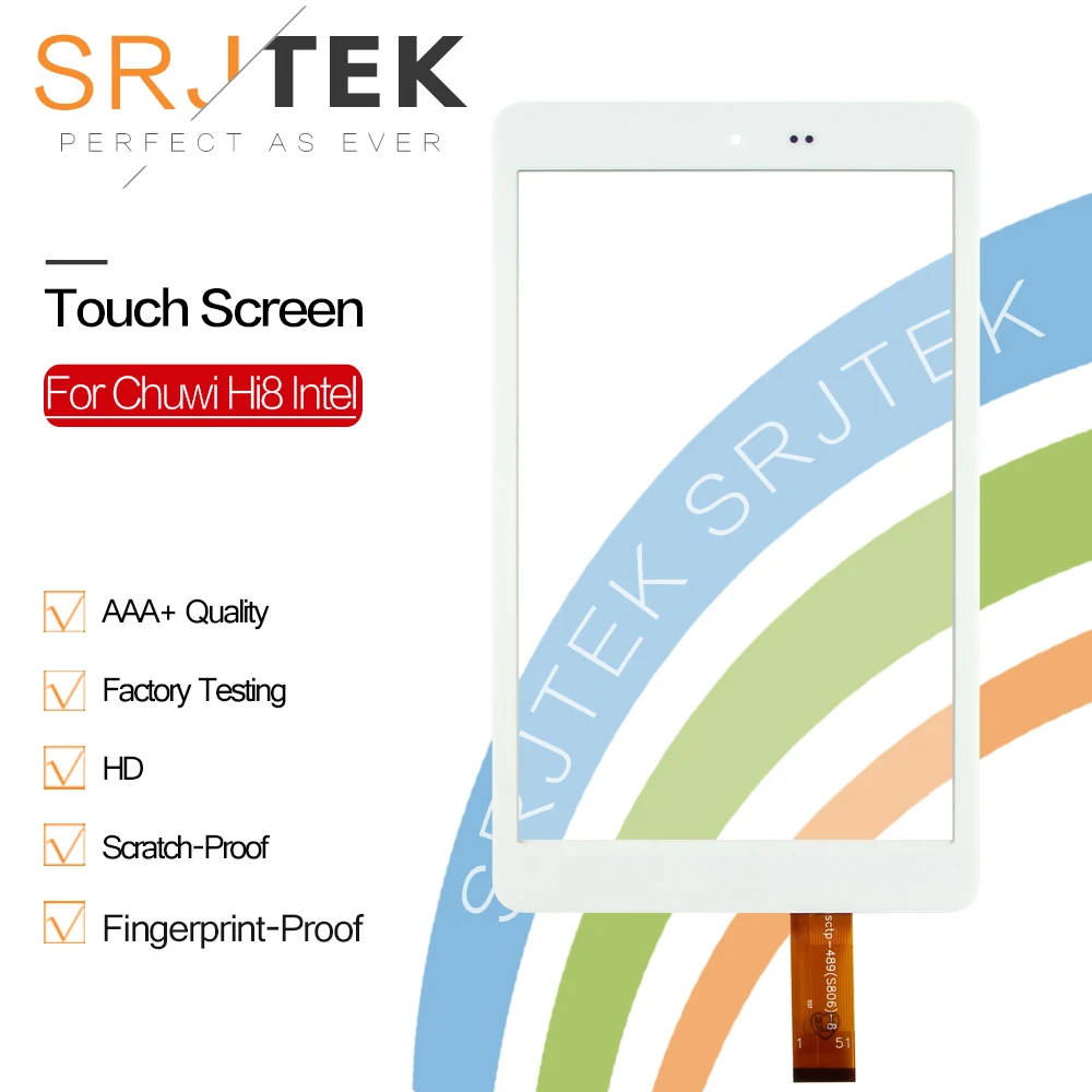 Srjtek New Touch Screen Digitizer For Chuwi Hi8 Intel Z3736F Quad Core