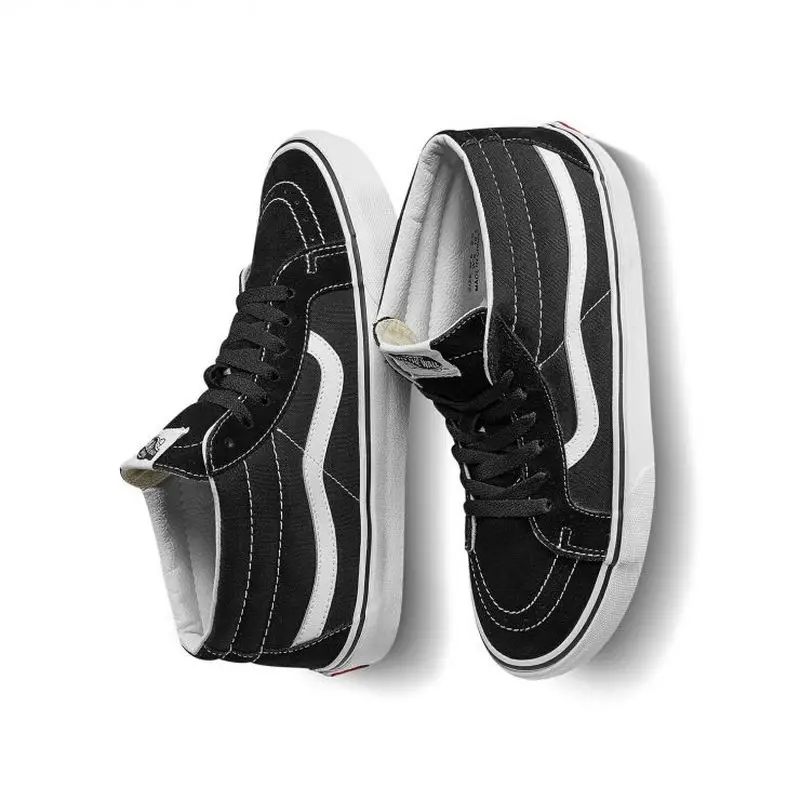 Аутентичные VANS SK8-MID, мужская и женская обувь для скейтбординга, модная парусиновая обувь для пар, уличный стиль, высокое качество, vn0a391foxs