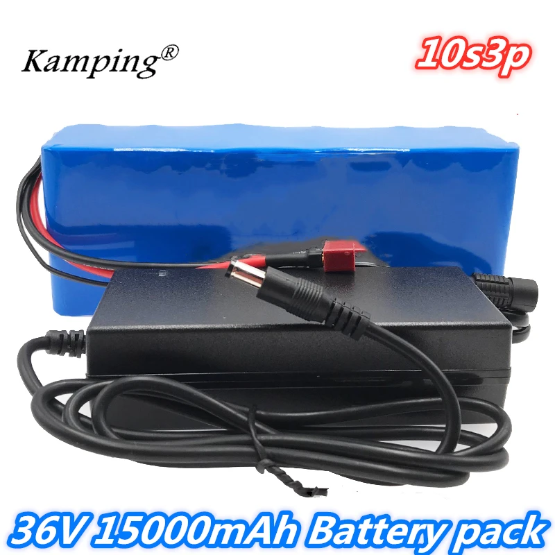 

KAM PING 100% 36V battery 42v 15ah for electric bicycle 21700 10S3P 500W engine or Motorcycle Scooter with 15A BMS High Power