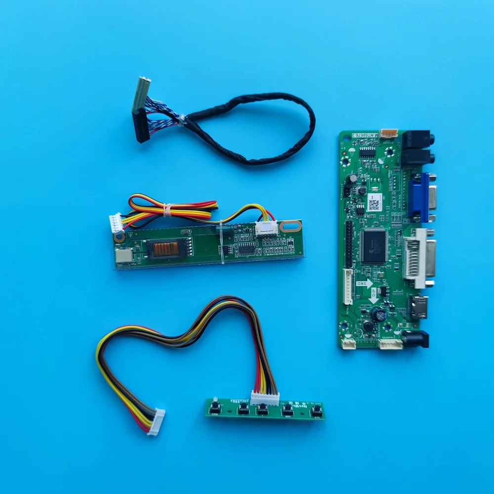 

M.NT68676 DVI VGA LCD DIY плата контроллера diy для HSD150X14-A07/A08 1024*768 панель экрана дисплея 15 "2019
