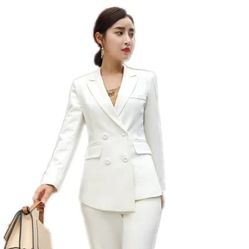 

Vrouwen pakken en najaar nieuwe mode temperament high-end professionele dragen wilde broek vrouwen twee- stuk pak