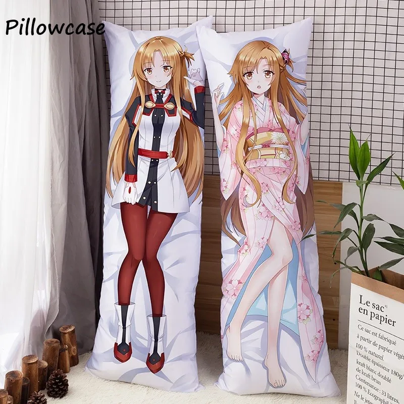 Japan Anime Game Body Pillow Sword Art Online Kirito Asuna Cosplay