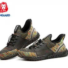 KINGUARD защитная обувь Оксфорд желе дно анти-разбивание и пирсинг