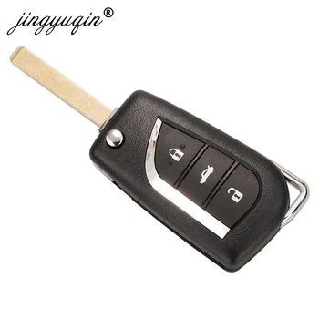 Jinyuqin nuovo guscio chiave a distanza pieghevole Flip da 10 pezzi per Toyota Levin Camry Reiz Highlander Corolla portachiavi VA2 Toy48 Toy43 - Jinyuqin nuovo guscio chiave a distanza pieghevole Flip da 10 pezzi per Toyota Levin Camry