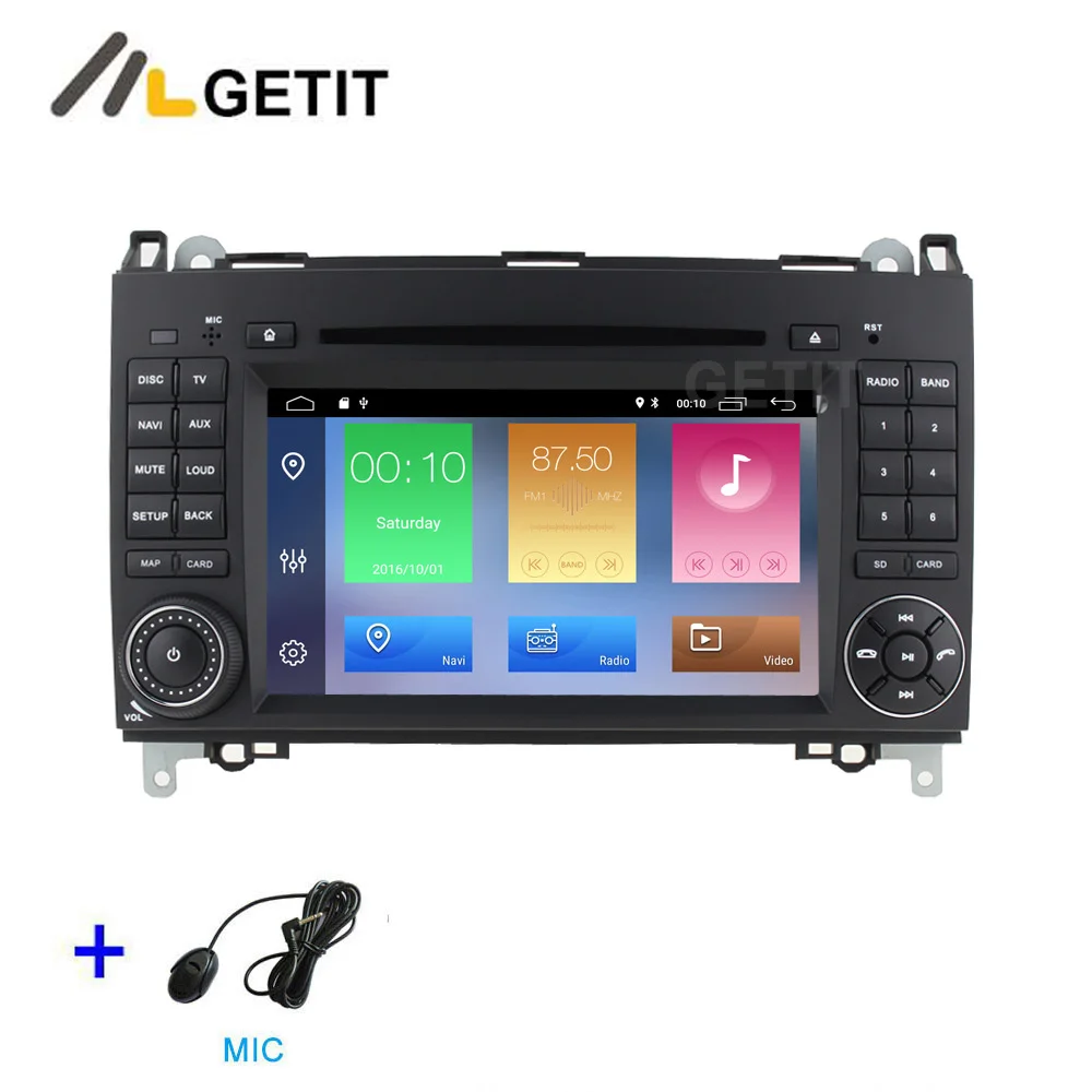 DSP 2G-RAM 16G-ROM DSP Android 9,0 автомобильный DVD мультимедиа радио gps для Mercedes Benz B200 W169 W245 Viano Vito W639 Sprinter W906 - Цвет: DSP 2G-RAM 16G-ROM