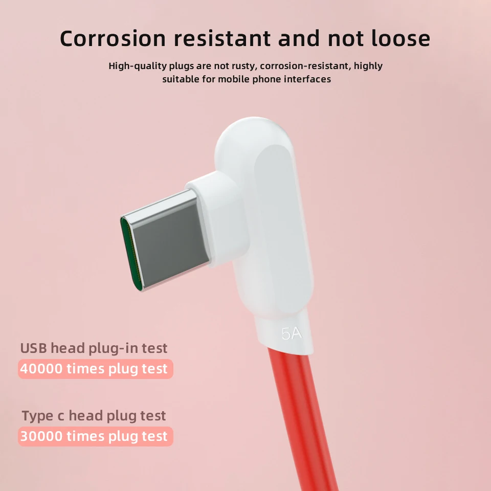 iphone hdmi to tv 90 Degree Usb 3.1 Type C Warp Charge Cable 5A Dash Charger Cable for One Plus Nord Oneplus 9 8 Pro 9R 8 7t N10 5g Fast Charging magnetic phone charger