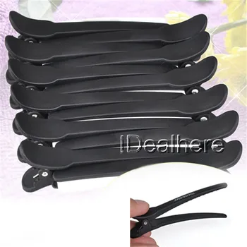 

Mayitr 12Pcs Professional Black Matte Hairdressing Salon Sectioning Clamps Hair Styling Clip Clips For Hair