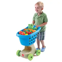 Америка импортная игрушка натуральный продукт STEP2 Jin-заказ модель игровой дом корзина для покупок супермаркет детская корзина для покупок