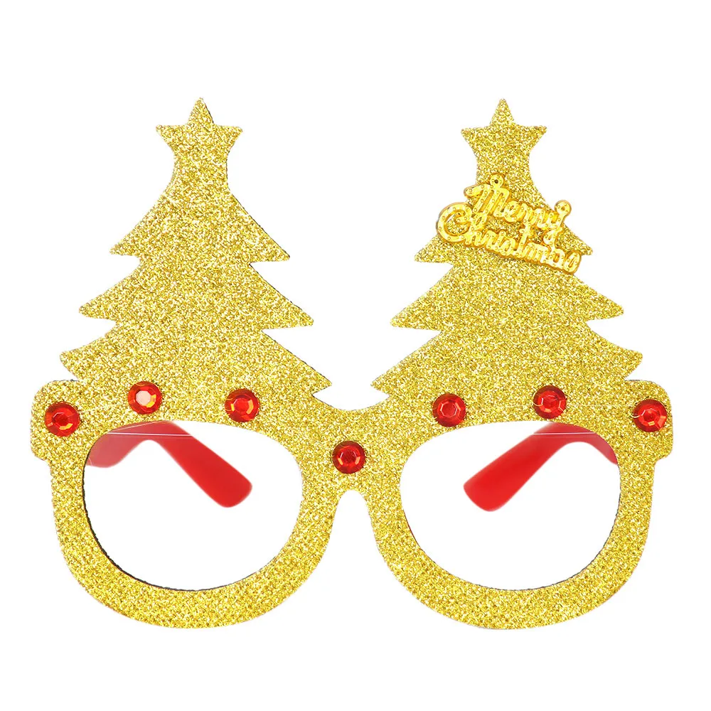 Christmas decoration glasses in party  100% brand new Christmas glasses snowman frame Happy New Year kids love Christmas 30A15 (39)