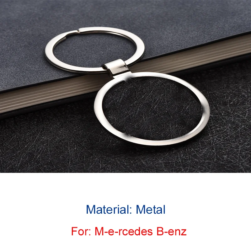 

For Mercedess Benzs AMGs GLC GLE E CLA GLA W204 W205 W203 W213 W176 W211 W209 SLK R171 Car Decoration KeyChain Accessories Ring