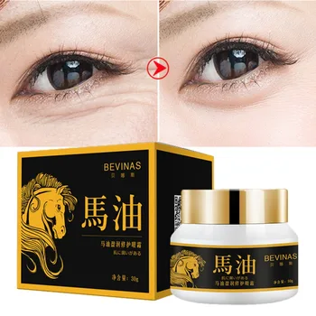 

Hot Horse Oil Firming Eye Cream Moisturizing Remove Dark Circles Eye Bags Anti-aging Eye Cream