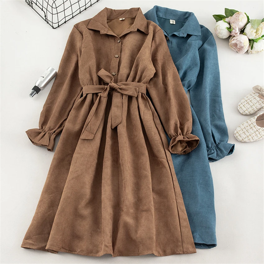 polo neck dress with long sleeves